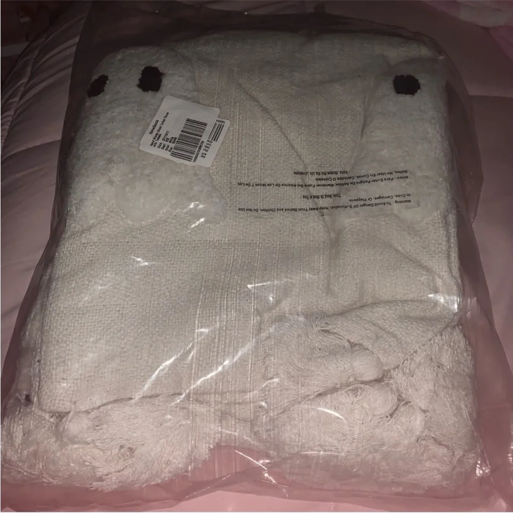 NEW 2023 Rachel Zoe Ghost Throw Blanket NWT